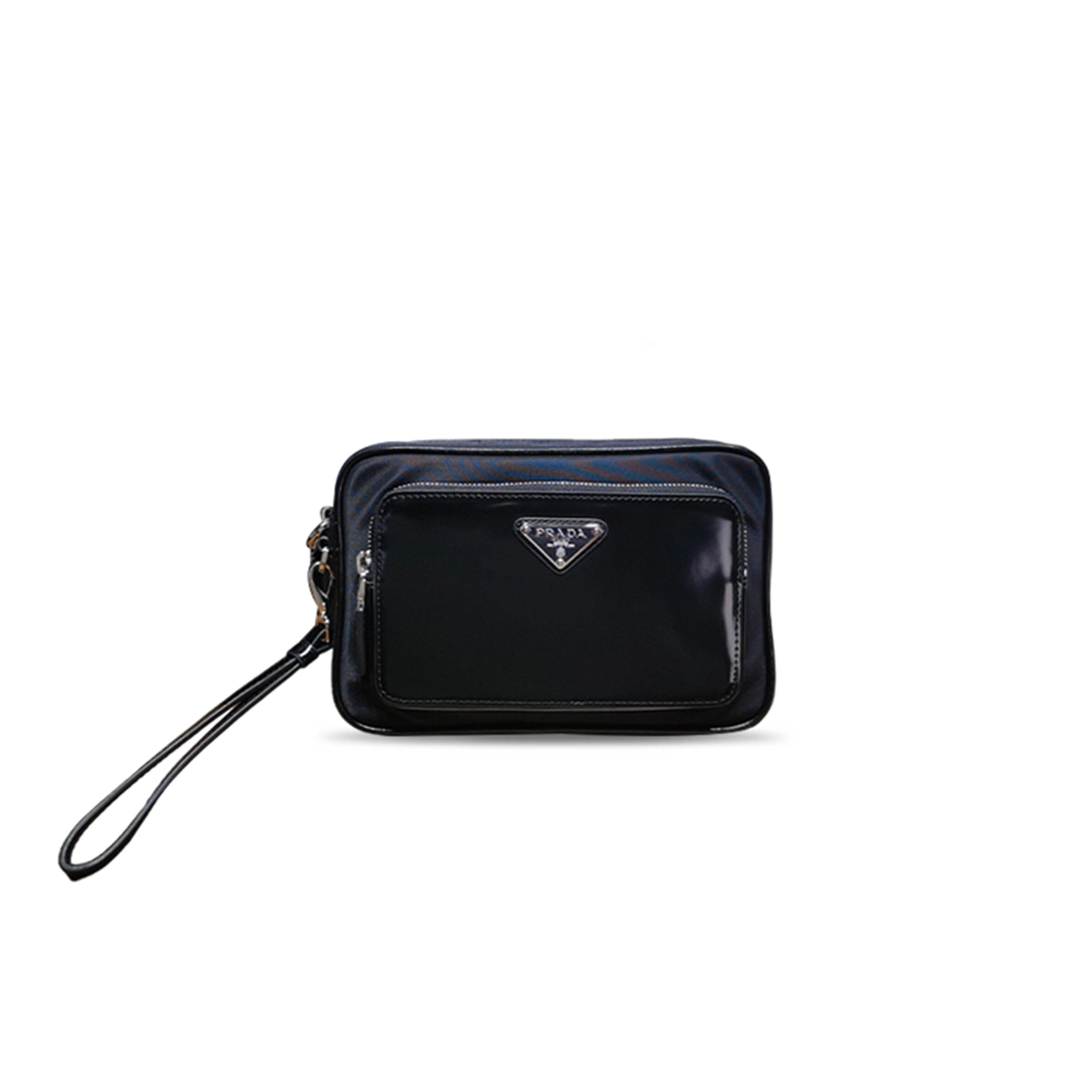 Pra*a re-nylon patent bag 2vf041 (21*14*4cm)